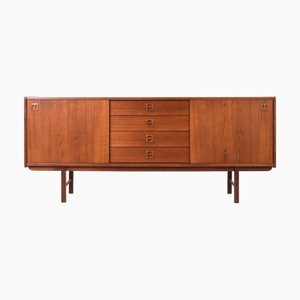 Aparador Mid-Century moderno de teca de Klippan Korsør para Ikea, años 60