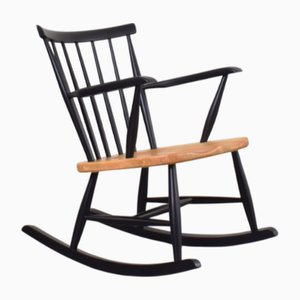 Schwedischer Mid-Century Moderner Schaukelstuhl, 1960er