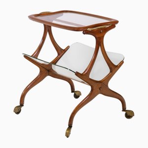 Mid-Century Modern Italian Magazine Rack by Cesare Lacca, 1950s