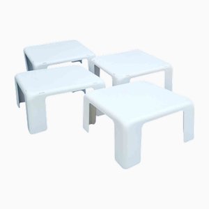 Quattro Gatti Couchtische von Mario Bellini für C&B Italia, 1967, 4er Set