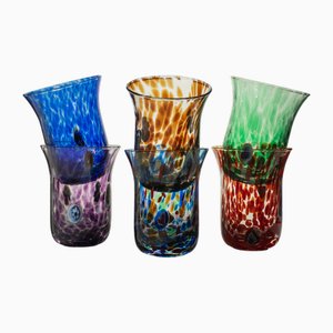 Italian Murano Glasses by Mariana Iskra for Ribes, 2010, Set of 6
