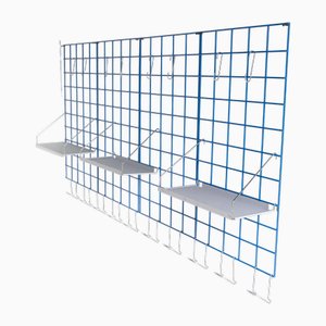 Modular Blue Portarobe System by Piero Polato for Robots Milano