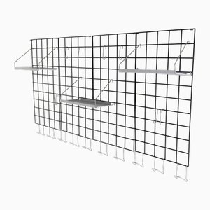 Modulares schwarzes Portarobe System von Piero Polato für Robots Milano