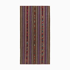 Vintage Chaput Kelim mit Streifen, 1950er