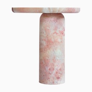 Auffällig rosa Marmor Beistelltisch von Kiwano Concept