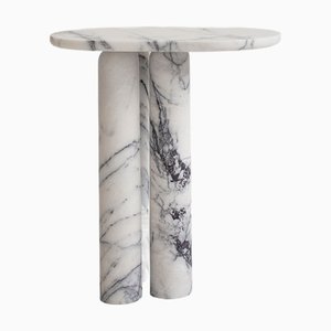 Trio No. III Lilac Marble Side Table from Kiwano Concept
