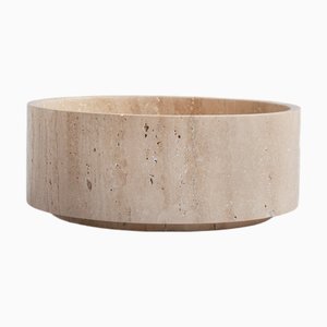 Travertine Cylinder Bowl from Kiwano Concept