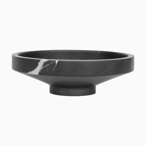 Black Marble Narrow Bowl from Kiwano Concept