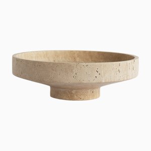 Travertine Narrow Bowl from Kiwano Concept