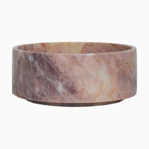 Pink Marble Cylinder Bowl from Kiwano Concept