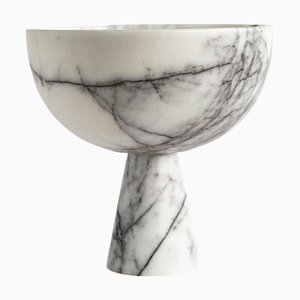 Bol Piédestal XL Lilas en Marbre de Kiwano Concept
