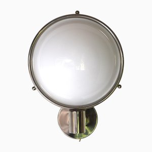 Art Deco Wall Lamp in Brass and Opal Glass by Carl Witzmann, 1970s