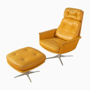 Set of Sedia Armchair and Ottoman by Horst Brüning for Cor, 1970s