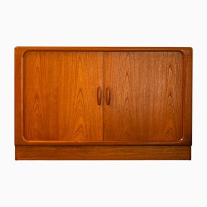 Mid-Century Modern Danish Sideboard with Tambour Doors from Dyrlund, 1960s