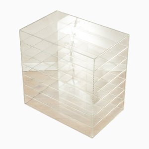 Acrylic Glass Filing Storage, 1960s