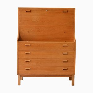 Oak Secretary by Børge Mogensen for Søborg Møbelfabrik, 1960s