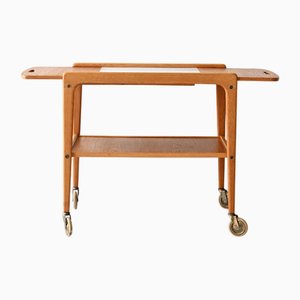 Chariot de Casino en Chêne par Engström & Myrstrand pour Tingströms, 1960s