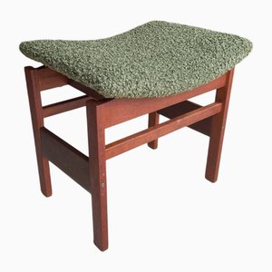 Poggiapiedi Mid-Century moderno di Inger Klingenberg per France & Son, Danimarca, anni '60