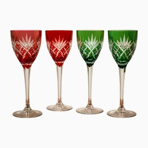 Vintage Wine Glasses, 1950s, Set of 4