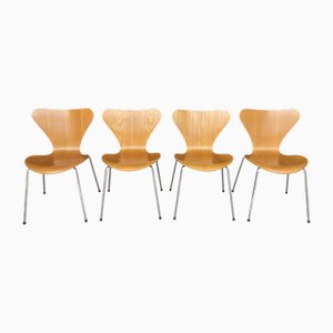 Mid-Century Modern Series 7 Chairs by Arne Jacobsen for Fritz Hansen, Set of 4