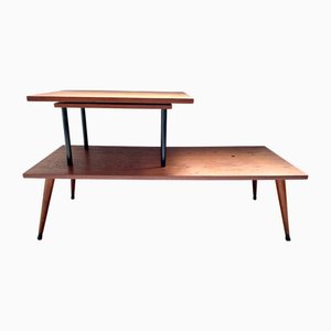 Mesa de televisión con tablero giratorio, años 60