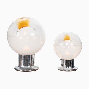 Vintage Italian Graduated Table Lamps by Carlo Nason for Mazzega, 1970, Set of 2