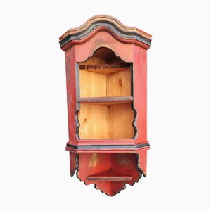 Art Deco Eckschrank aus Holz, 1930er