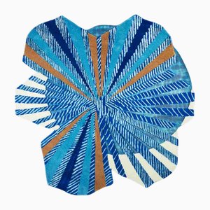 Tappeto taftato a mano in lana e viscosa di Murano Shutters