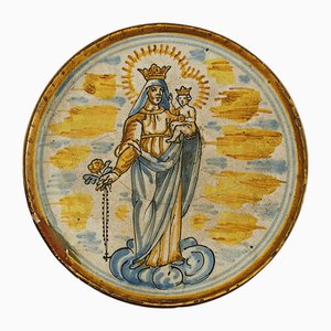 Alzata in maiolica, inizio '700