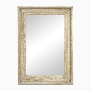 Spiegel aus patiniertem Massivholz