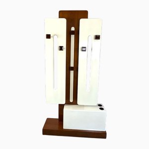 Vintage Italian Coat Hanger in Lacquered Wood, 1960s