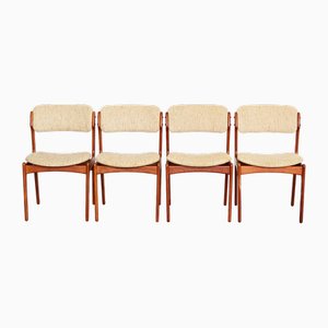 Chaises de Salle à Manger No. 49 par Erik Buch pour OD Møbler, 1970s, Set de 4