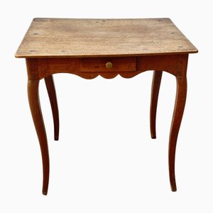 Schreibtisch aus Eiche mit 1 Schublade, 1890er