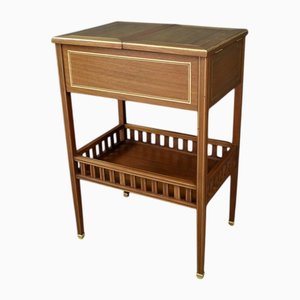 Small Mahogany Coffee Table from Maison Pagny