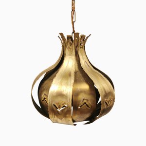 Brutalist Hanging Lamp by Svend Aage Holm Sørensen, Sahs, Denmark, 1960s