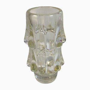 Art Deco Vase by Jiří Brabec for Rosice Glassworks, 1977