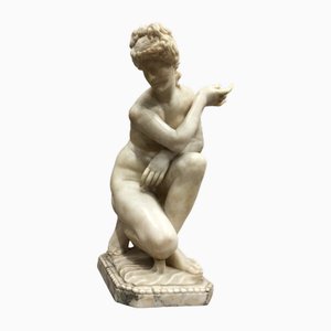Große Figur der kauernden Venus, 1830, Marmor