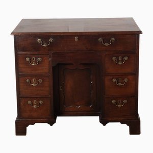 18th Mahogany Grendy Kneehole Desk, 1750