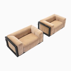 Poltrone Cornaro di Carlo Scarpa per Simon Gavina, Italia, anni '70, set di 2