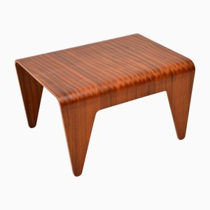 Tavolino vintage in compensato laminato attribuito a Marcel Breuer per Isokon, anni '50