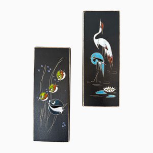 Vintage Wandpaneele von Ruscha, 1970er, 2er Set