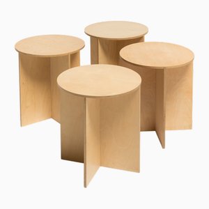 Hocker von Beat Frank für BMöbel, 4 . Set
