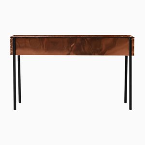 Scandinavian Copper and Metal Flower Holder, 1960s