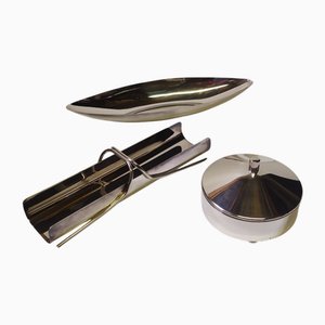 Objects by Lino Sabattini for Christofle, 1970s, Set of 3