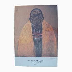 Grande poster della mostra per la Sabhan Gallery dopo Sabhan Adam, 2004