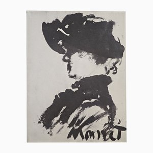 Edouard Manet, Woman's Head, Lithograph