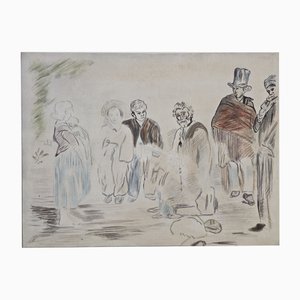 Edouard Manet, Wandering Musician, Lithograph