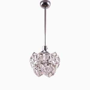 Vintage Ceiling Lamp with Hexagonal Crystals from Kinkeldey