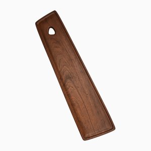 Large Tray in Teak attributed to Johannes Aasbjerg, 1950s