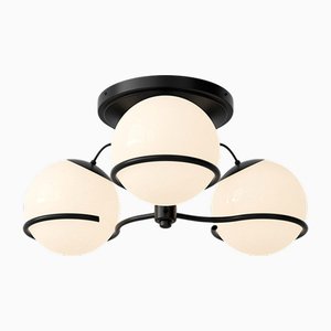 Model 2042/3 Lamp with Champagne Mount by Gino Sarfatti for Astep